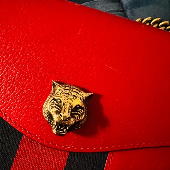 Gucci Red Shoulder/Messanger Bag - Picture 5 of 13